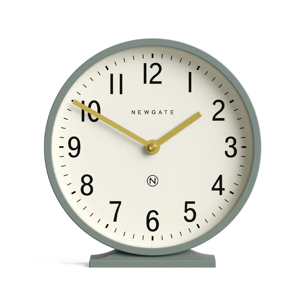 Newgate Q Mantel Clock-Asparagus Green V398-NG-MANQ371ASG