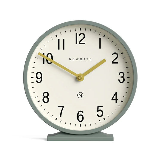 Newgate Q Mantel Clock-Asparagus Green V398-NG-MANQ371ASG