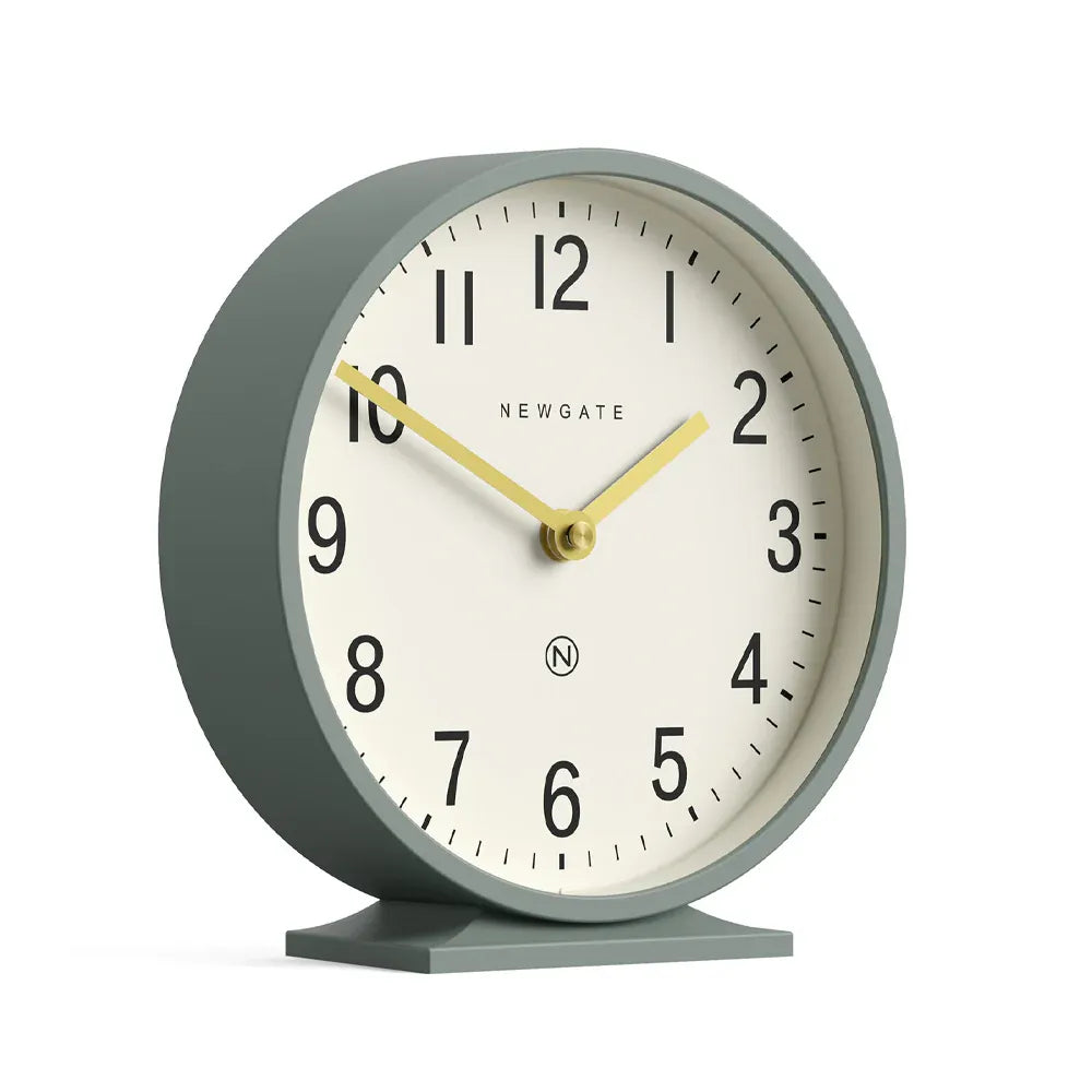 Newgate Q Mantel Clock-Asparagus Green V398-NG-MANQ371ASG