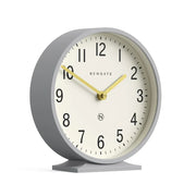 Newgate Q Mantel Clock-Clock Grey V398-NG-MANQ371CGY