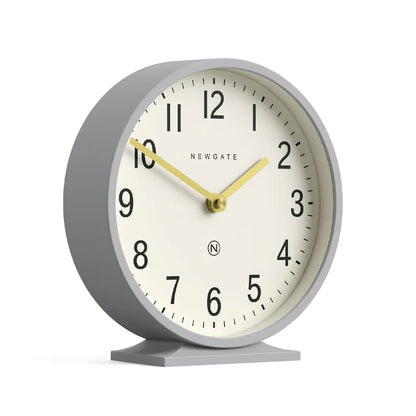 Newgate Q Mantel Clock-Clock Grey V398-NG-MANQ371CGY