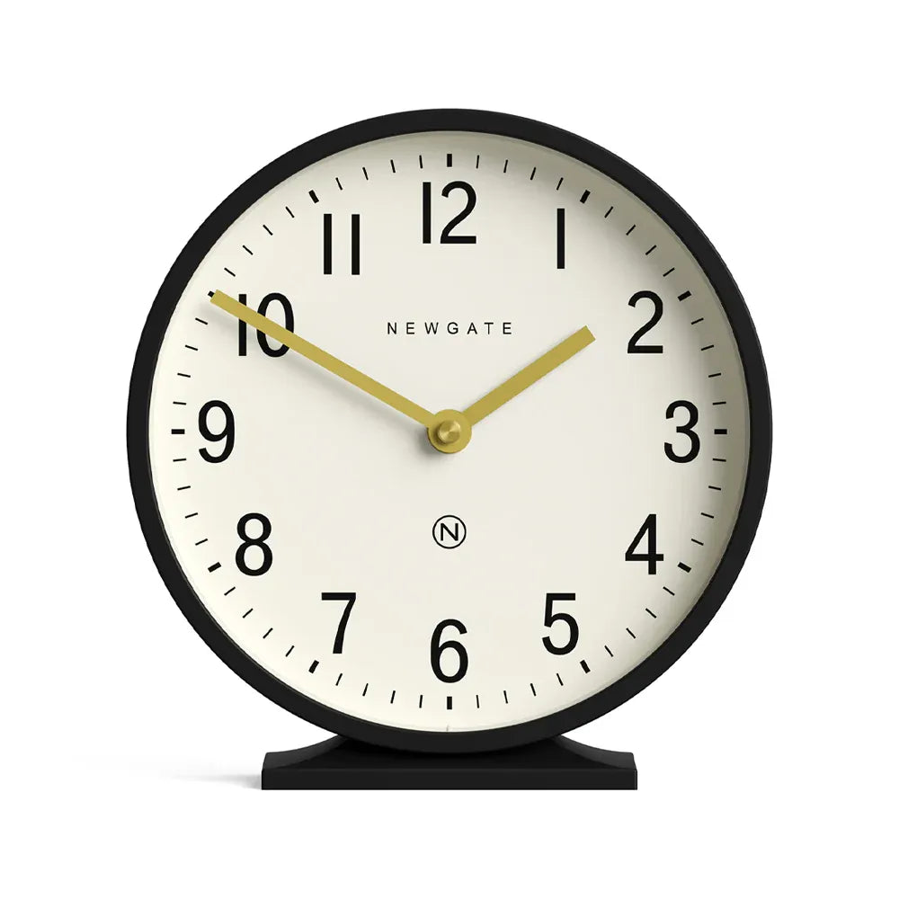 Newgate Q Mantel Clock-Black V398-NG-MANQ371K