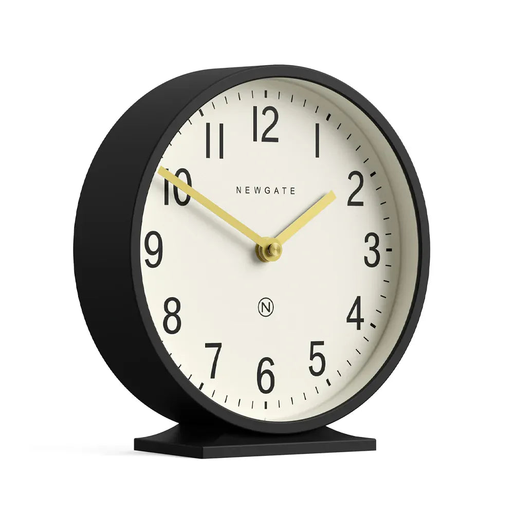 Newgate Q Mantel Clock-Black V398-NG-MANQ371K