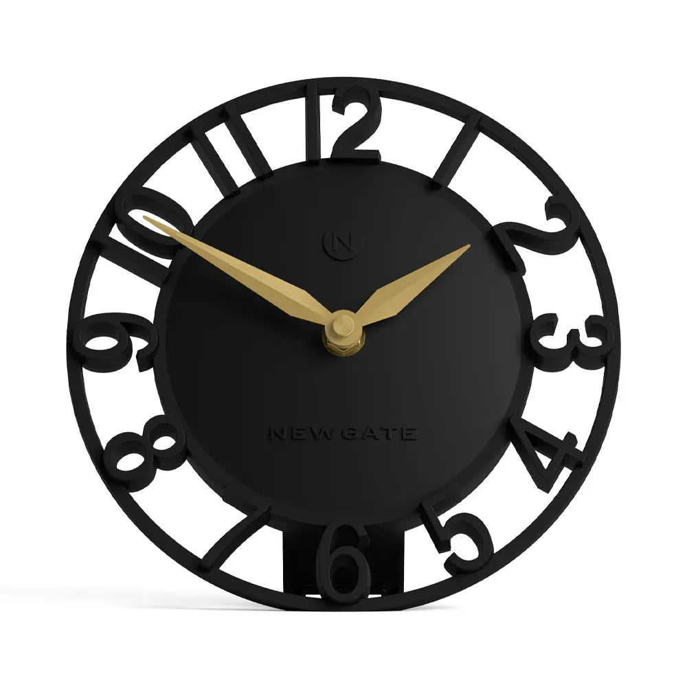 Newgate Timewarp Mantel Clock-Black V398-NG-MANTIMEW-K