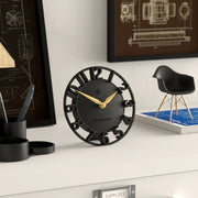 Newgate Timewarp Mantel Clock-Black V398-NG-MANTIMEW-K