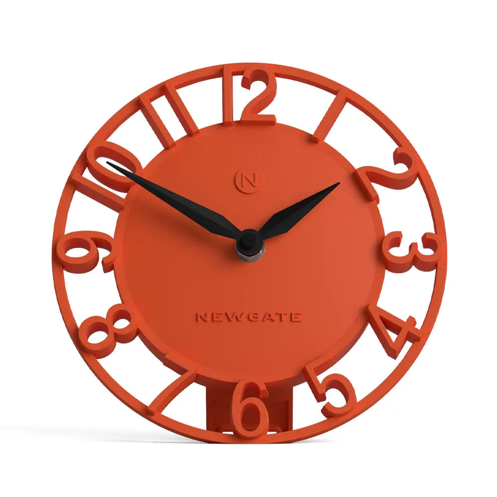 Newgate Timewarp Mantel Clock-Orange V398-NG-MANTIMEW-PO