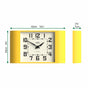 Newgate Metro Wall Clock-Yellow V398-NG-MET3CY