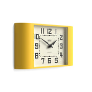 Newgate Metro Wall Clock-Yellow V398-NG-MET3CY