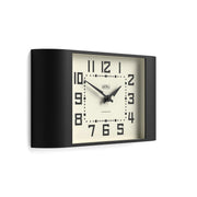Newgate Metro Wall Clock-Black V398-NG-MET3K