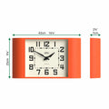 Newgate Metro Wall Clock-Pumpkin Orange V398-NG-MET3PO