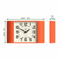 Newgate Metro Wall Clock-Pumpkin Orange V398-NG-MET3PO