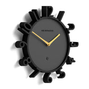 Newgate Monorail Wall Clock-Black V398-NG-MRAIL-K