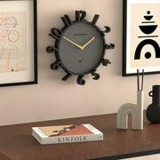 Newgate Monorail Wall Clock-Black V398-NG-MRAIL-K