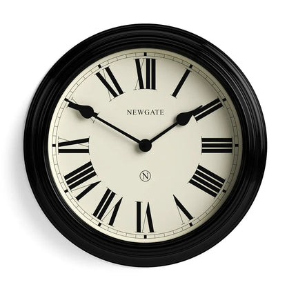 Newgate Notting Hill Wall Clock-Black V398-NG-NOTT321K