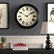 Newgate Notting Hill Wall Clock-Black V398-NG-NOTT321K