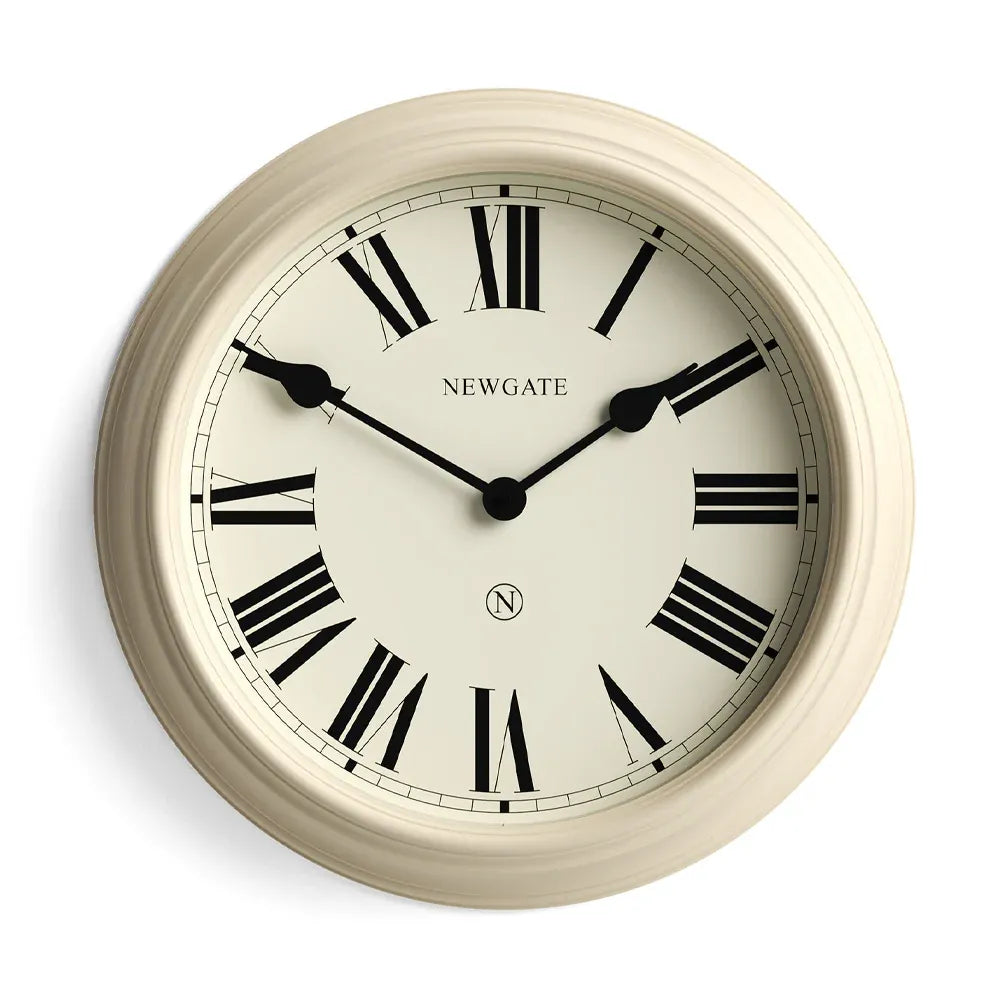 Newgate Notting Hill Wall Clock-Vanilla Cream V398-NG-NOTT321VC