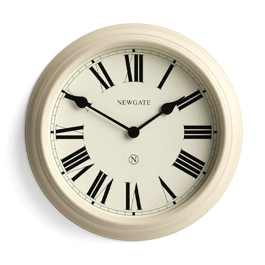 Newgate Notting Hill Wall Clock-Vanilla Cream V398-NG-NOTT321VC