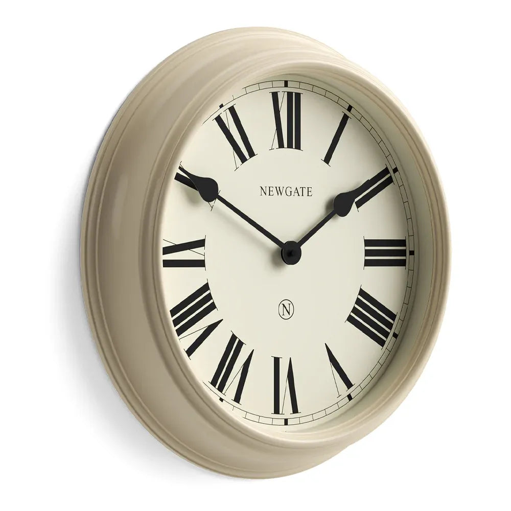 Newgate Notting Hill Wall Clock-Vanilla Cream V398-NG-NOTT321VC