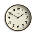 Newgate Number Four Theatre Wall Clock-Faux Dark Wood V398-NG-NUMFOU240DFW