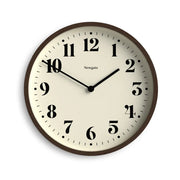 Newgate Number Four Theatre Wall Clock-Faux Dark Wood V398-NG-NUMFOU240DFW