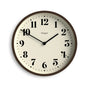 Newgate Number Four Theatre Wall Clock-Faux Dark Wood V398-NG-NUMFOU240DFW