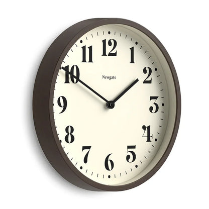 Newgate Number Four Theatre Wall Clock-Faux Dark Wood V398-NG-NUMFOU240DFW