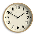 Newgate Number Four Theatre Wall Clock-Faux Wood V398-NG-NUMFOU240MFW