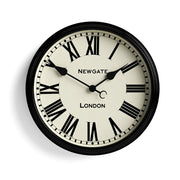Newgate Spitalfields Wall Clock-Black V398-NG-SPIT16K