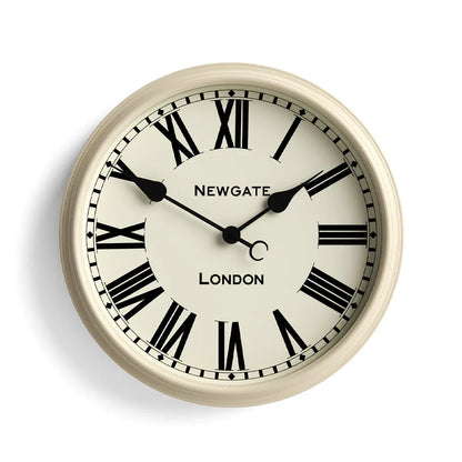 Newgate Spitalfields Wall Clock-Vanilla Cream V398-NG-SPIT16VC