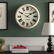 Newgate Spitalfields Wall Clock-Vanilla Cream V398-NG-SPIT16VC
