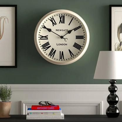 Newgate Spitalfields Wall Clock-Vanilla Cream V398-NG-SPIT16VC