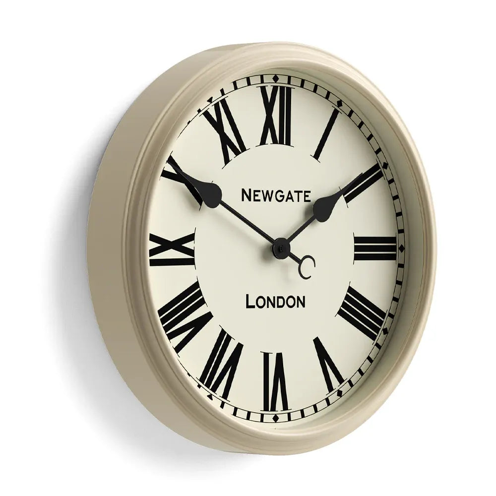 Newgate Spitalfields Wall Clock-Vanilla Cream V398-NG-SPIT16VC