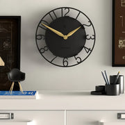 Newgate Time Traveller Wall Clock-Black V398-NG-TIMET-K