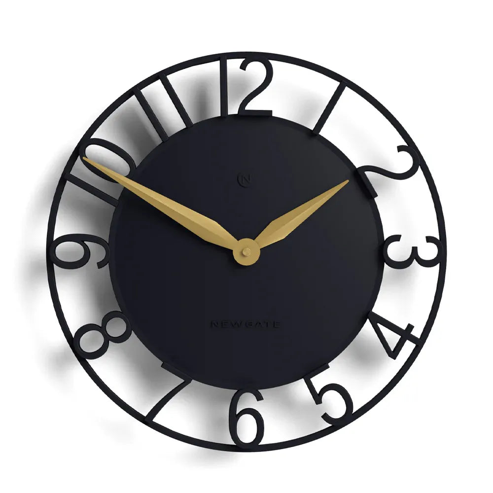 Newgate Time Traveller Wall Clock-Petrol Blue V398-NG-TIMET-PEBL