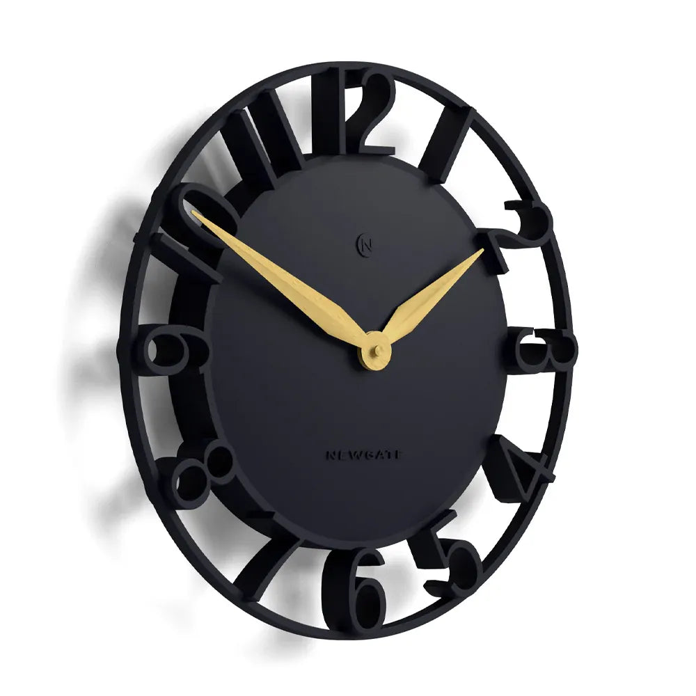 Newgate Time Traveller Wall Clock-Petrol Blue V398-NG-TIMET-PEBL