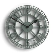 Newgate Warehouse Wall Clock-Asparagus Green V398-NG-WAREH-ASG