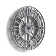 Newgate Warehouse Wall Clock-Clockwork Grey V398-NG-WAREH-CGY