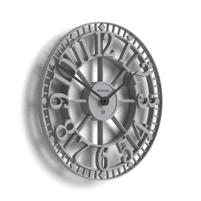 Newgate Warehouse Wall Clock-Clockwork Grey V398-NG-WAREH-CGY