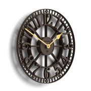 Newgate Warehouse Wall Clock-Mocha Brown V398-NG-WAREH-MB