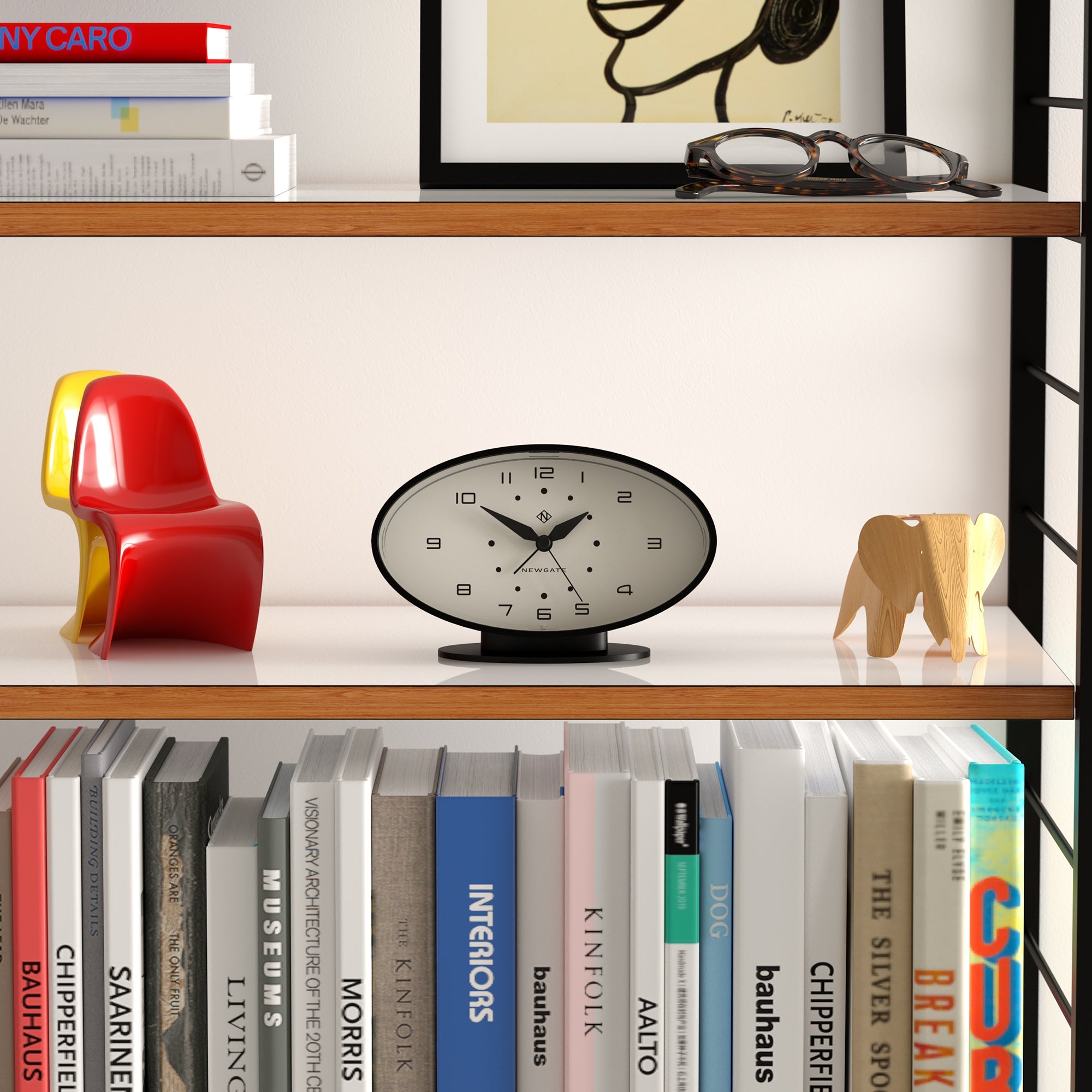 Newgate Ronnie Alarm Clock Black V398-NGALM/RON34K