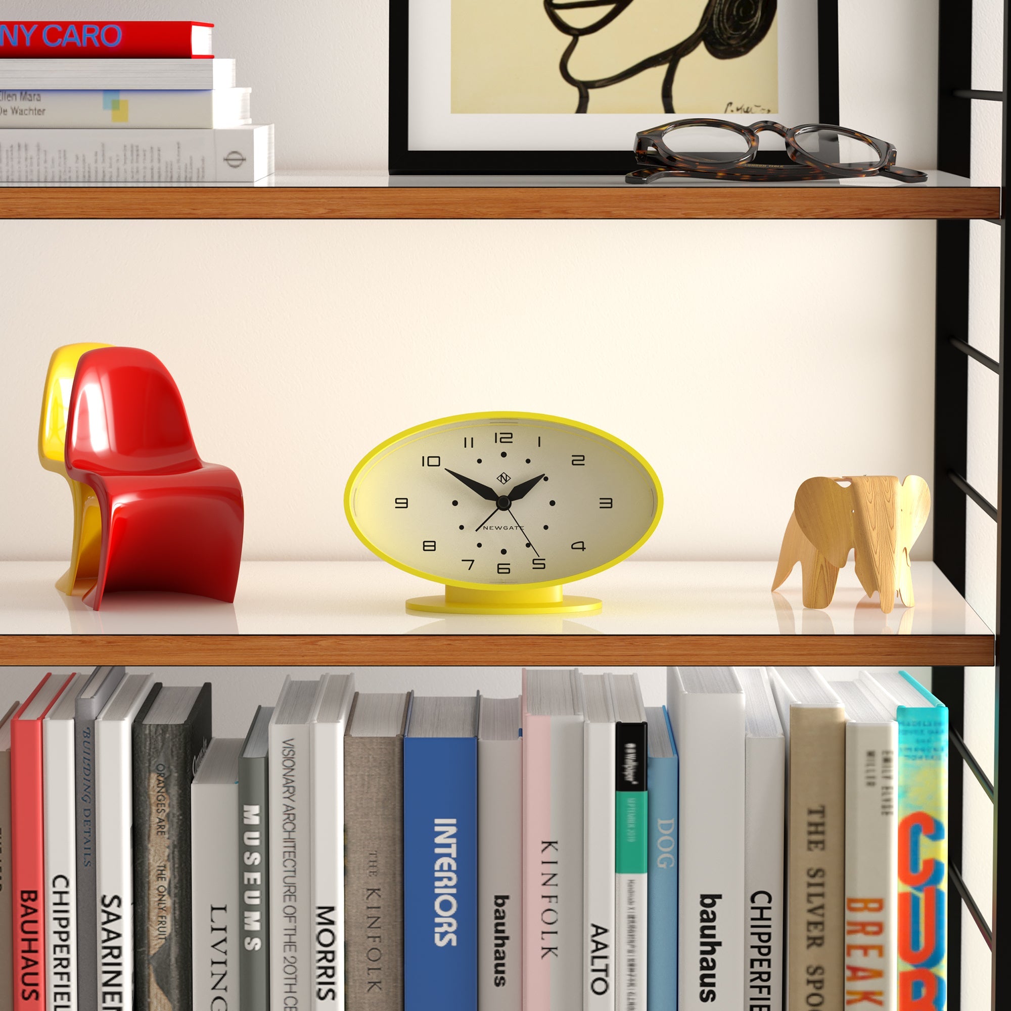 Newgate Ronnie Alarm Clock Yellow V398-NGALM/RON34Y