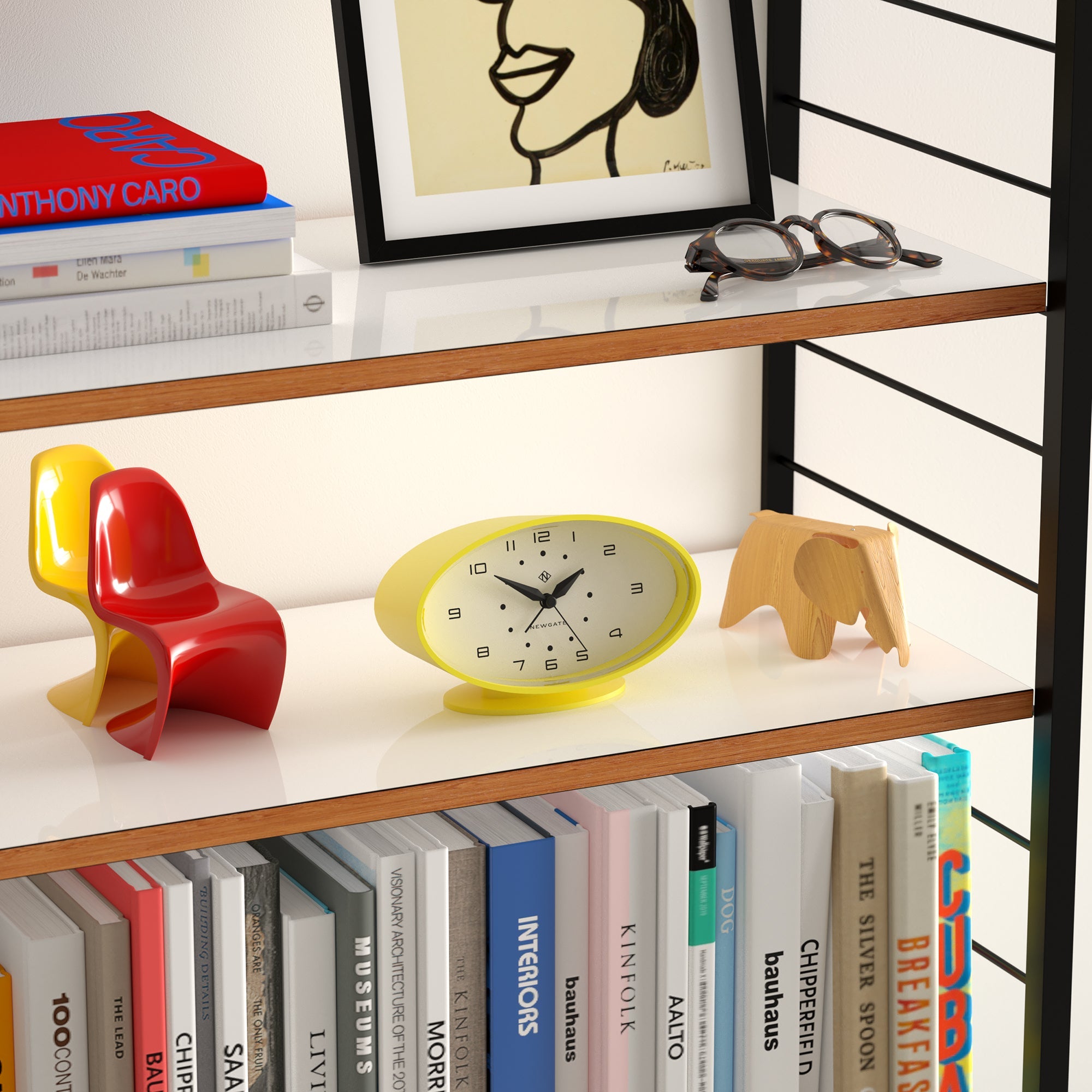 Newgate Ronnie Alarm Clock Yellow V398-NGALM/RON34Y