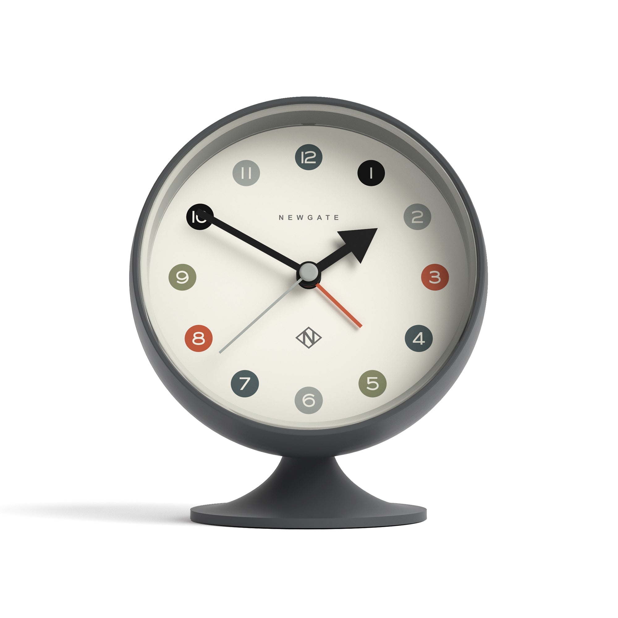 Newgate Spheric Alarm Clock Blizzard Grey V398-NGALM/SPH35BGY