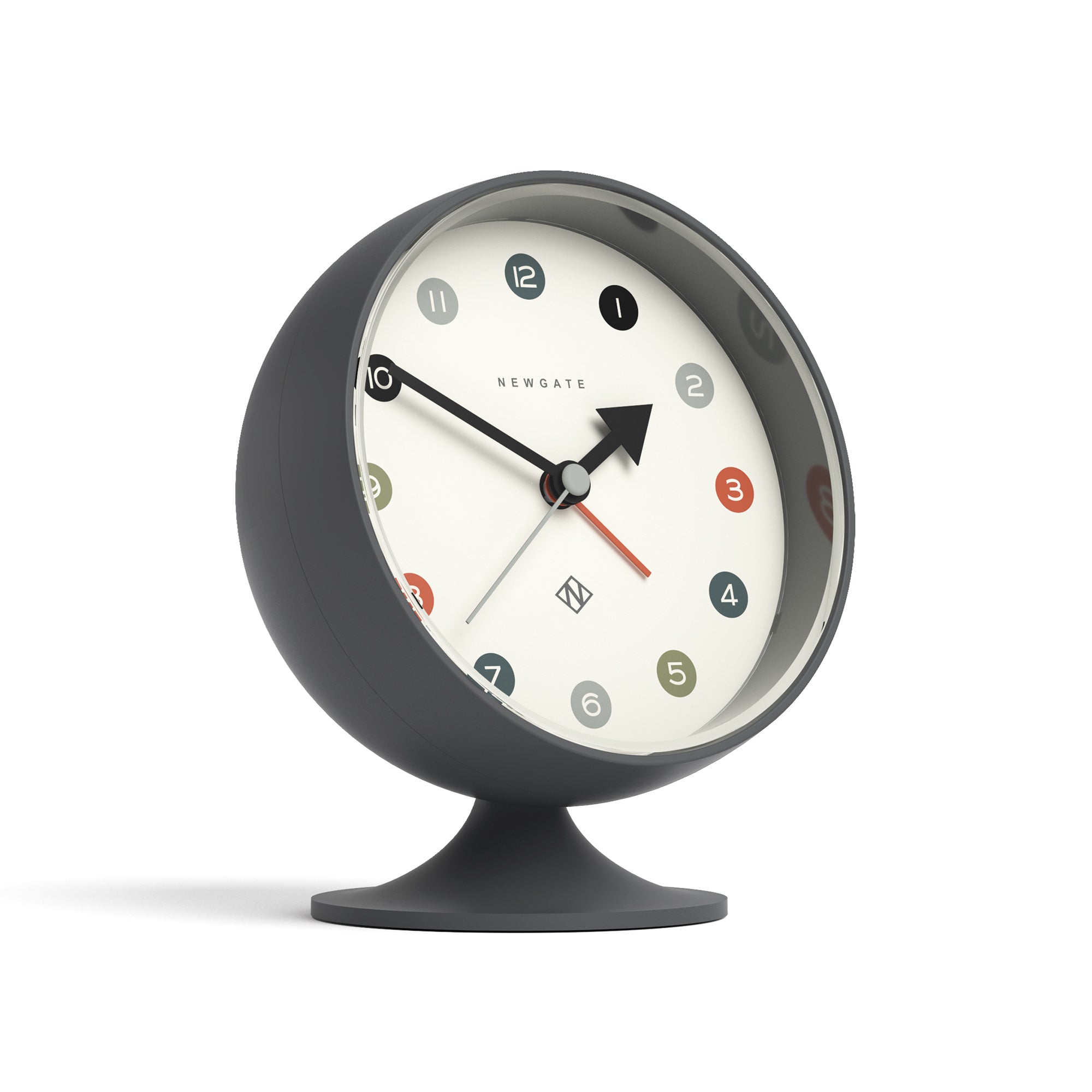 Newgate Spheric Alarm Clock Blizzard Grey V398-NGALM/SPH35BGY