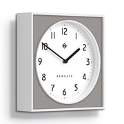 Newgate Burger & Chips Wall Clock Posh Grey V398-NGBURG261WPGY