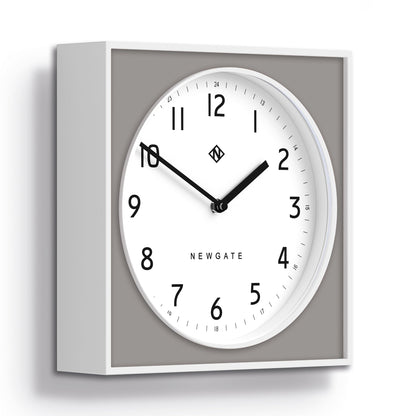 Newgate Burger & Chips Wall Clock Posh Grey V398-NGBURG261WPGY