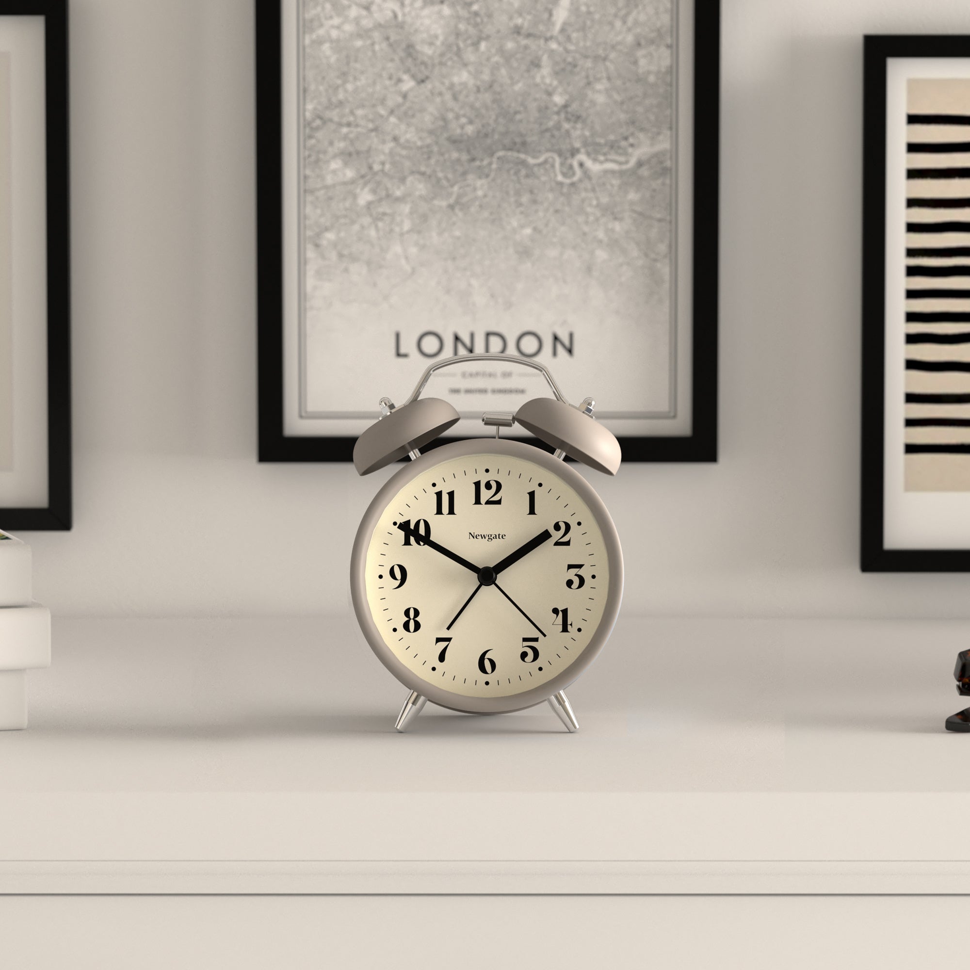 Newgate Theatre Alarm Clock Stone V398-NGCBM240ST