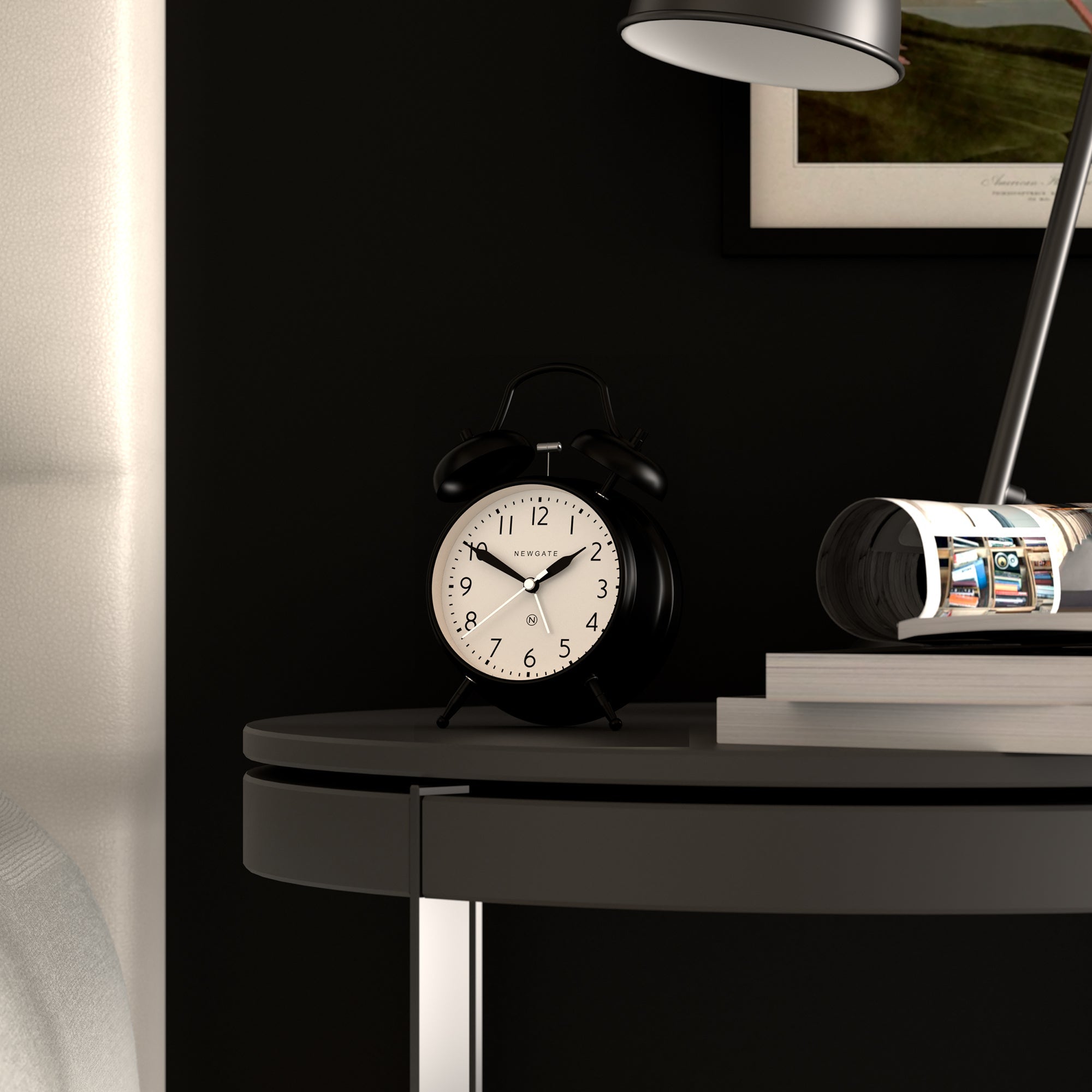 Newgate New Covent Garden Alarm Matte Black V398-NGCGAM587K