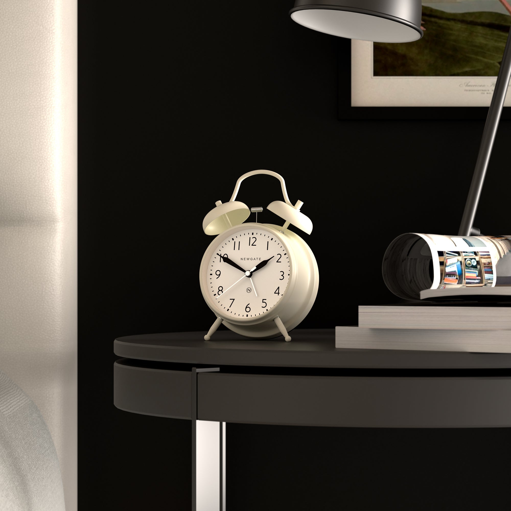 Newgate New Covent Garden Alarm Linen White V398-NGCGAM587LW