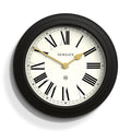 Newgate Chocolate Shop Wall Clock Silicone Cave Black & Cream V398-NGCHOC737CK